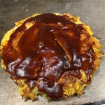 ゆかり - お好み焼ランチ(豚・サラダセット)