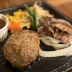 ステーキハウスB&M - ハンバーグ　国産カットステーキ