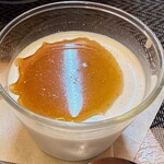 らぁ麺 桃の屋 - 今月のデザート(ほうじ茶プリン)