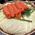 築地ふく竹 - 明太もつ鍋