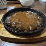 山中湖畔のステーキ酒場 - トッピングハンバーグ