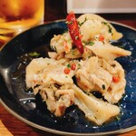 恋文酒場 かっぱ - 肉付きヤゲン軟骨のアーリオオーリオ