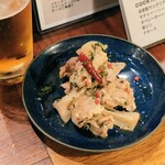 恋文酒場 かっぱ - 肉付きヤゲン軟骨のアーリオオーリオ