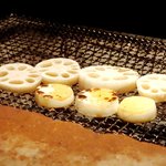 野口太郎 - 焼きもの作成中