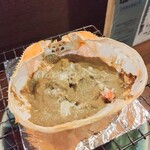 居酒屋 くさち - 蟹みそ甲羅焼