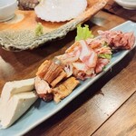 居酒屋 くさち - 深澤精肉店の肉燻製＆クリームチーズ