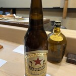 うを徳 - 赤星サッポロラガービール