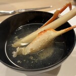 うを徳 - 兵庫県豊岡市津居山港ズワイガニの蟹汁