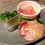 GINZA 我歩 - 前菜3種