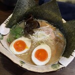 いち井 - 塩ラーメン➕味玉、焼き海苔