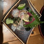 鶏と魚と炭火焼き 燈 - 