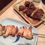 焼鶏館 - ヤゲン串＆レバー