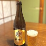 日本料理 梅林 - 乾杯のエビスビール