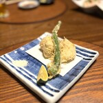 日本料理 梅林 - 天然とらふぐ白子天ぷら