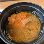 地魚料理 恵比須 - かに汁