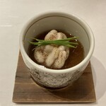 鮨 ひろ海 - 白子茶碗蒸し