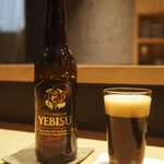 おみ乃 - ヱビス黒ビール（小瓶）