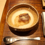 おみ乃 神谷町 - 焼き胡麻豆腐 百合根と下仁田ねぎのすり流し