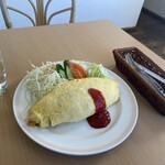 カフェレストランパセリ - オムライスセット 980円