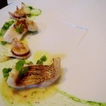 L'Astre - 練子鯛の天火焼き　海藻バターソース