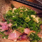 地頭鶏地鶏たたき