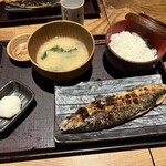 越後屋八十吉 - さば文化干し定食¥1034
