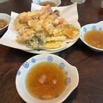 天ぷら しまづ - 天ぷら盛合せ（２人前）　１０００円Ｘ２