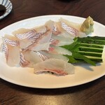 天ぷら しまづ - 鯛刺　１０００円