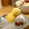 串かつ でんがな - 串 うずらの卵（154円）