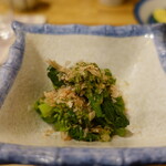 千代娘 - 菜の花のおひたし