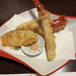 氷雪の門 - タラバ蟹天ぷら 今日一番の美味さ！