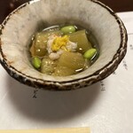 氷雪の門 - 茄子の煮浸し さっぱりする！