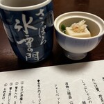 氷雪の門 - お茶、百合根豆腐