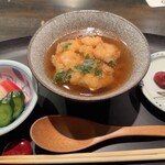 天ぷら岡本 - 天ぷら岡本(天茶セット)