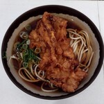 弥生軒 - 料理写真:唐揚げ1ヶ そば 490円