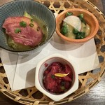 馬肉専門店 喜心 - 付き出し