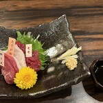 馬肉専門店 喜心 - 刺身3種