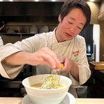 麦と麺助 - ミモレットチーズ