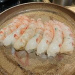 天ぷら浅沼 - ボタンエビ