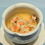 SUSHI 嘉六 - セイコ蟹の茶碗蒸し