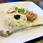 ピッツエリアバール　CACTUS　D'ORO - ・朝〆真鯛とアボカドのタルタル（¥1,200）