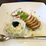 ピッツエリアバール　CACTUS　D'ORO - ・朝〆真鯛とアボカドのタルタル（¥1,200）