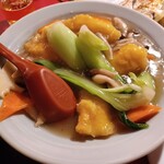 南海飯店 ハイハイ店 - いかとチンゲン菜のうま煮