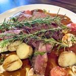 ピッツエリアバール　CACTUS　D'ORO - ・エゾ鹿しんたま低温ロースト（¥4,200）