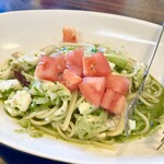 ピッツエリアバール　CACTUS　D'ORO - ・真鯛とネギのジェノベーゼ　生パスタ（乾麺に変更）（￥1,700）