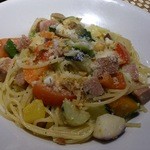 Villaggio - 2014.12.20地物野菜とチーズのパスタ