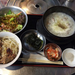 韓国料理 サムギョプサル どやじ - コムタンスープと炭火焼丼