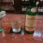ミニハウス - THE GLENLIVET　12年　再訪を兼ねて後日、はしご酒の途中でウィスキーを一杯だけ頂きました