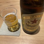 くちいわ - サッポロラガー中瓶