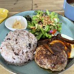 稲空 DogCafe - ハンバーグプレート